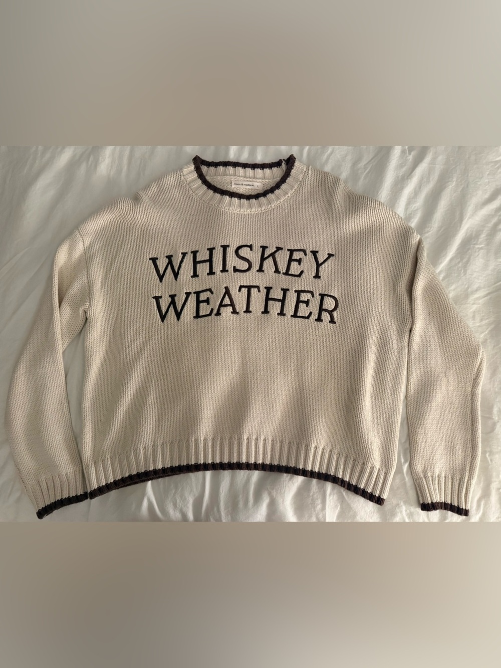 Moon & Madison Whiskey Weather Sweater